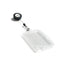 Portabadge Duo in acrilico con chiocciola - 2 tessere inseribili - 5,4 x 9 cm - Durable - conf. 10 pezzi