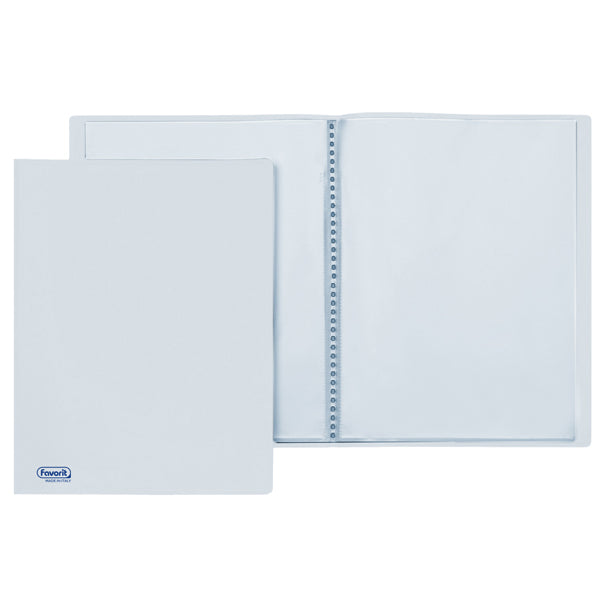 Portalistini Sviluppo - buccia - PP - 22 x 30 cm - 20 buste - trasparente - Favorit