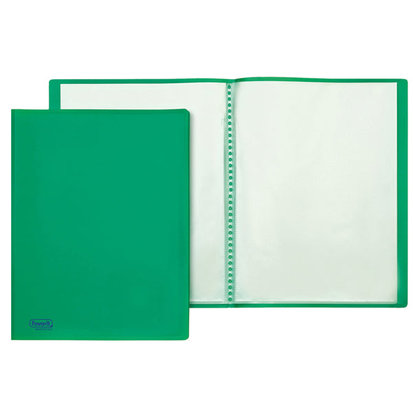 Portalistini Sviluppo - buccia - PP - 22 x 30 cm - 20 buste - verde - Favorit
