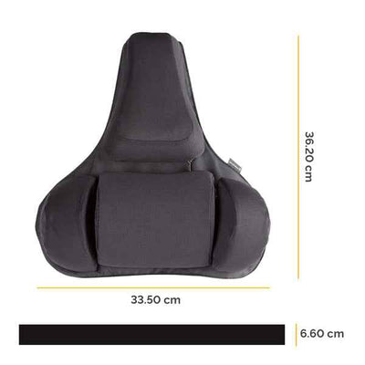 Supporto lombare ergonomico - 38 x 37,4 x 8,8 cm -  nero - Fellowes