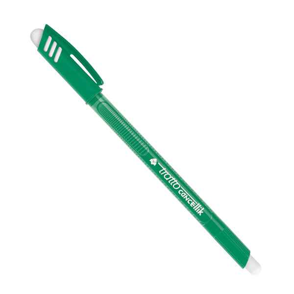 Penna a sfera cancellabile Cancellik - punta 1,0mm - colori assortiti - Tratto - conf. 4 pezzi