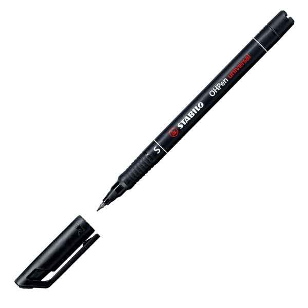Pennarelli OHPen 841 universal permanente  - punta superfine 0,4mm - astuccio  4 colori - Stabilo