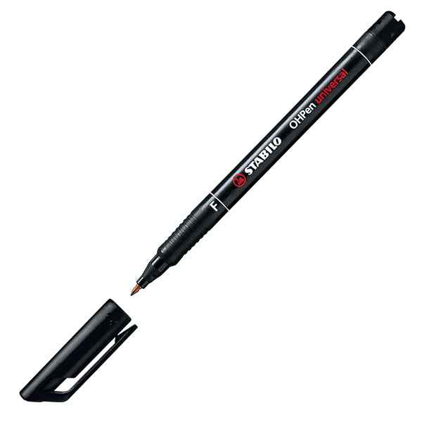Pennarelli OHPen 842 universal permanente - punta fine 0,7mm - astuccio 4 colori - Stabilo