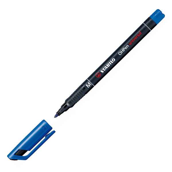 Pennarelli OHPen 843 universal permanente - punta media 1,0mm - astuccio  4 colori - Stabilo