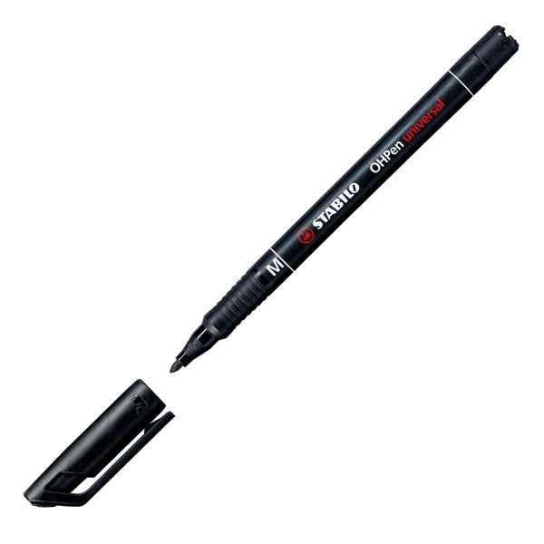 Pennarelli OHPen 843 universal permanente - punta media 1,0mm - astuccio  4 colori - Stabilo