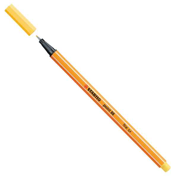 Fineliner Point 88 - tratto 0,4 mm - colori assortiti - Stabilo - conf.10 pezzi