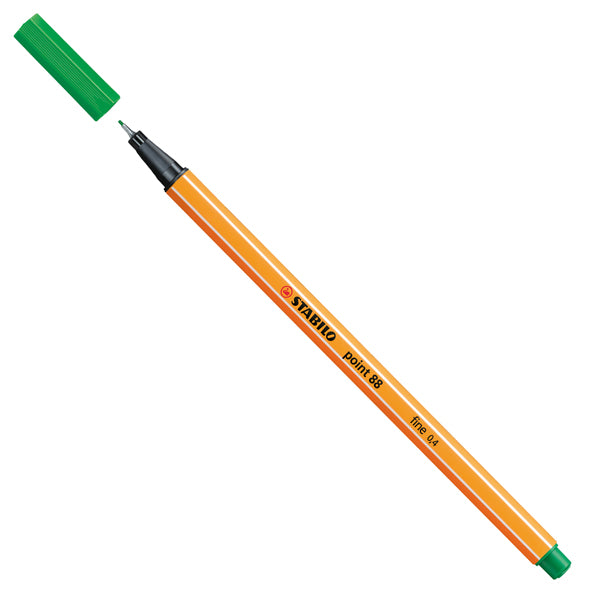 Fineliner Point 88 - tratto 0,4 mm - colori assortiti - Stabilo - conf.10 pezzi