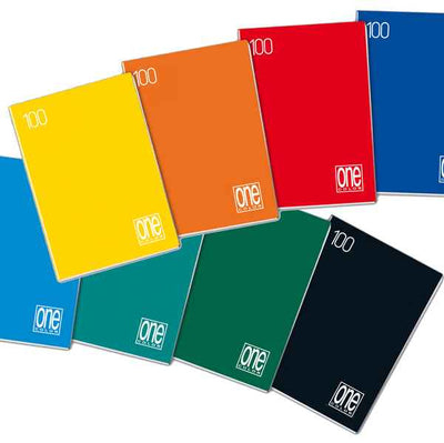 Maxiquaderno One Color - A4 - 10 mm - 18+1  fogli - 100 gr - Blasetti