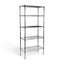 Metallika Scaffale Modulare in Acciaio Cromato 75 × 35 × H 152 cm, 5 Ripiani