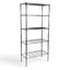 Metallika Scaffale Modulare in Acciaio Cromato 90 × 45 × H 152 cm, 5 Ripiani