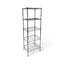 Metallika Scaffale Modulare in Acciaio Cromato 60 × 45 × H 182 cm, 5 Ripiani