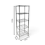 Metallika Scaffale Modulare in Acciaio Cromato 60 × 35 × H 182 cm, 5 Ripiani