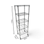 Metallika Scaffale Modulare in Acciaio Cromato 60 × 35 × H 182 cm, 5 Ripiani
