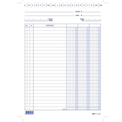 Schede - 3 colonne - 24 x 17 cm verticale - Edipro - conf. 100 pezzi