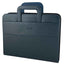 Portablocco - similpelle - c/anelli - blu - 28,5x36 cm - City Time