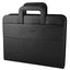 Portablocco - similpelle - c/anelli - nero - 28,5x36 cm - City Time