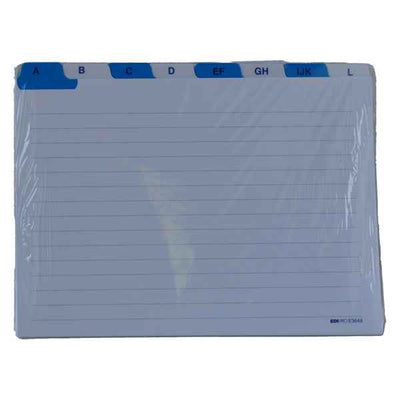Schede - rubrica A/Z - 15x21 cm (orizzontale) - bianco - Edipro
