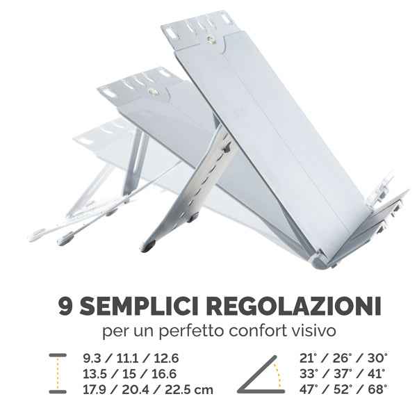 Leggio Booklift - formato A4 - silver - Fellowes