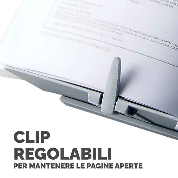 Leggio Booklift - formato A4 - silver - Fellowes