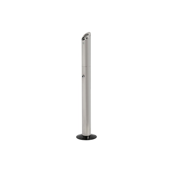 Portacenere da terra - da esterno - diametro 18 cm - H 90 cm - acciaio inox