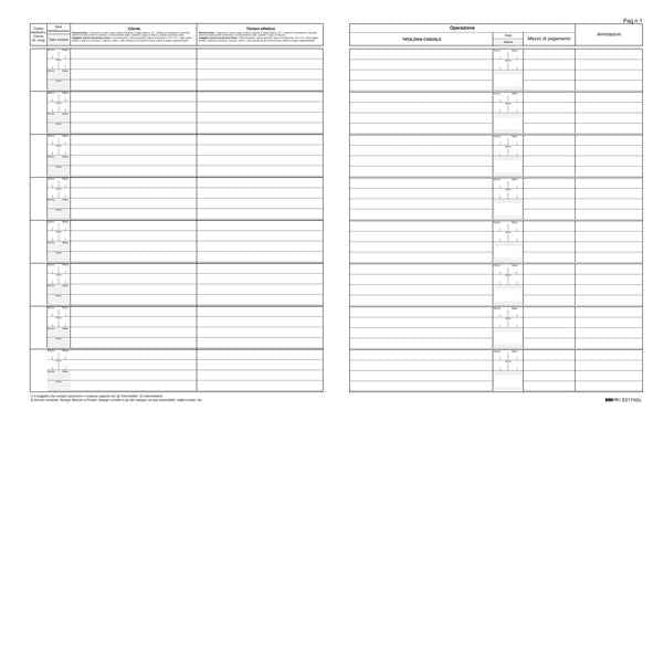 Registro antiriciclaggio per professionisti - 31 x 24cm - 46 fogli - Edipro