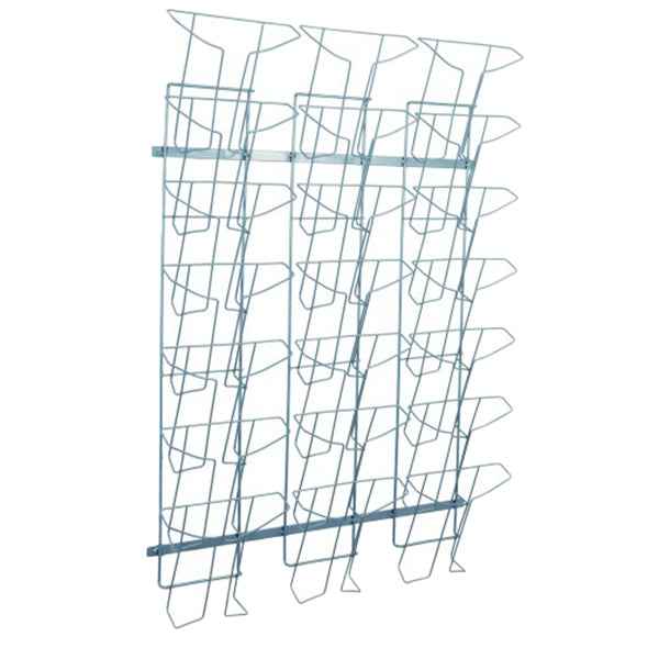 Espositore da parete - metallo - 21 tasche A4 - Alba