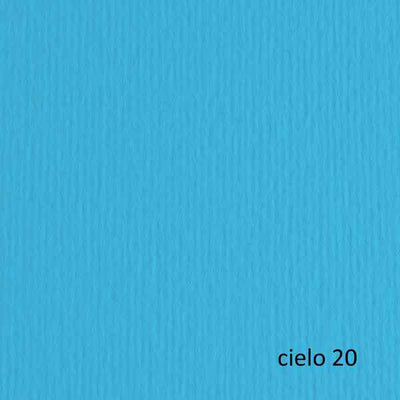 Cartoncino Elle Erre - 50 x 70 cm - 220 gr - cielo 120 - Fabriano - blister 20 fogli