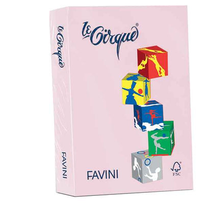 Carta Le Cirque - A3 - 80 gr - rosa pastello 108 - Favini - conf. 500 fogli