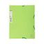 Cartellina con elastico - cartone riciclato - 3 lembi - 24 x 32 cm - colori assortiti - Exacompta