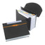 Portadocumenti a soffietto Optima - 13 tasche - 23 x 33 cm - PP- nero - Rexel