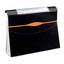 Portadocumenti a soffietto Optima - 13 tasche - 23 x 33 cm - PP- nero - Rexel
