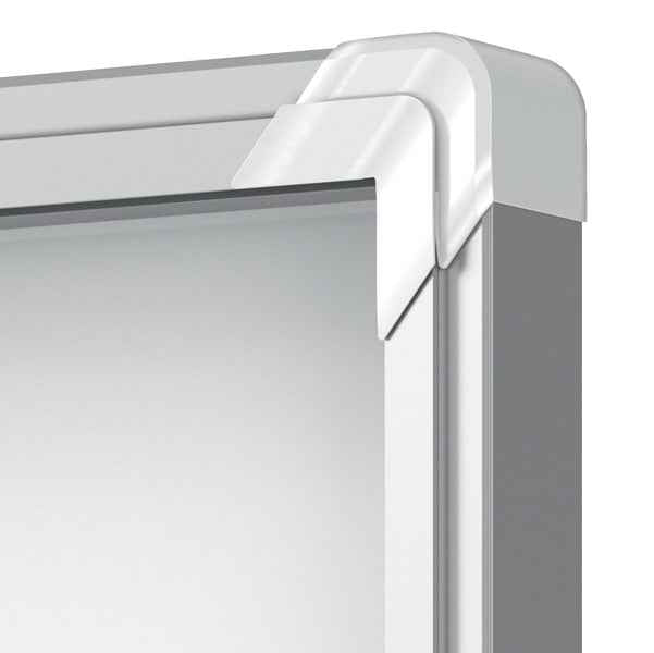 Bacheca per interni - fondo magnetico bianco - 9 fogli A4 - verticale - Nobo