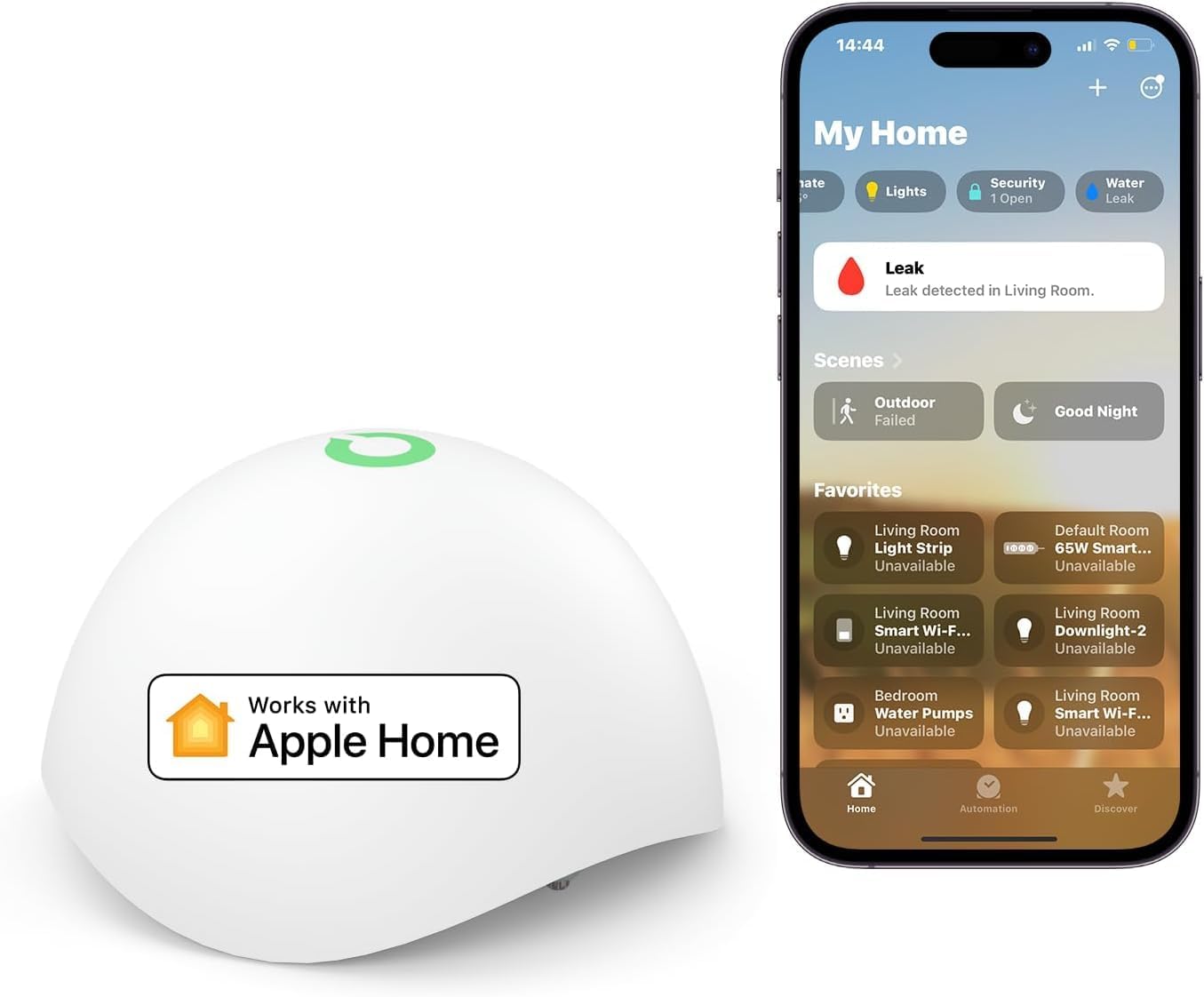 Meross Sensore Allagamento Smart RF - Apple HomeKit