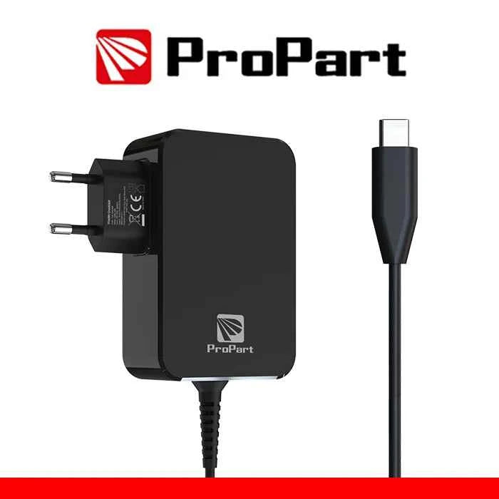 Alimentatore Propart GaN Type C 65W nero
