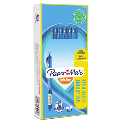 Penna a sfera a scatto Inkjoy 300 RT - punta 1,0mm  - blu - Papermate