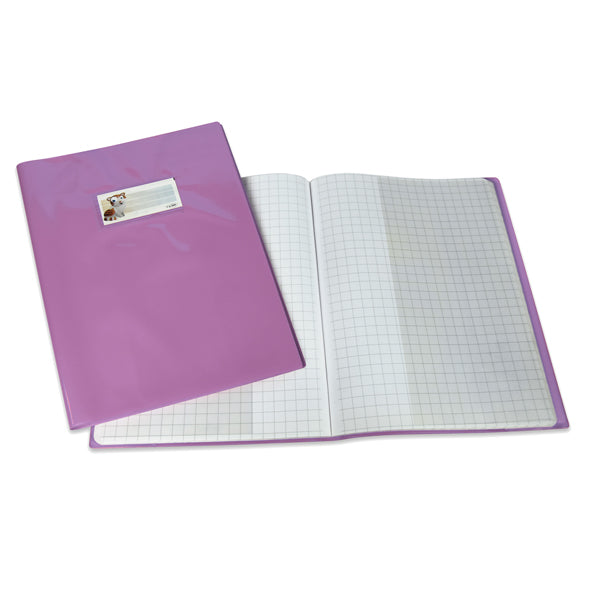 Coprimaxi L F - 21 x 30 cm - PVC - 180 mic - c/alette -  laccato - lilla - Sei Rota