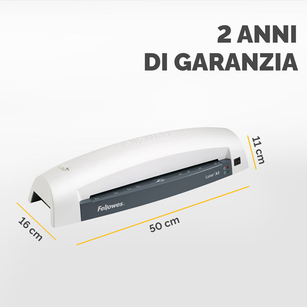 Plastificatrice Lunar A3 - a caldo - Fellowes
