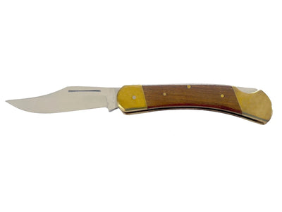 Coltello folding Import 101 B-5 manico legno e ottone 22,5 cm Made in Pakistan