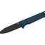 Coltello QSP Mamba V2 D2 black stonewash manico micarta blu QS111-H2
