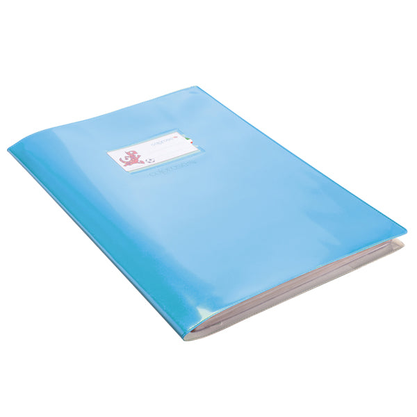 Coprimaxi Gold - 21 x 30 cm - PVC - 300 mic - c/alette - laccato - azzurro - Colorosa