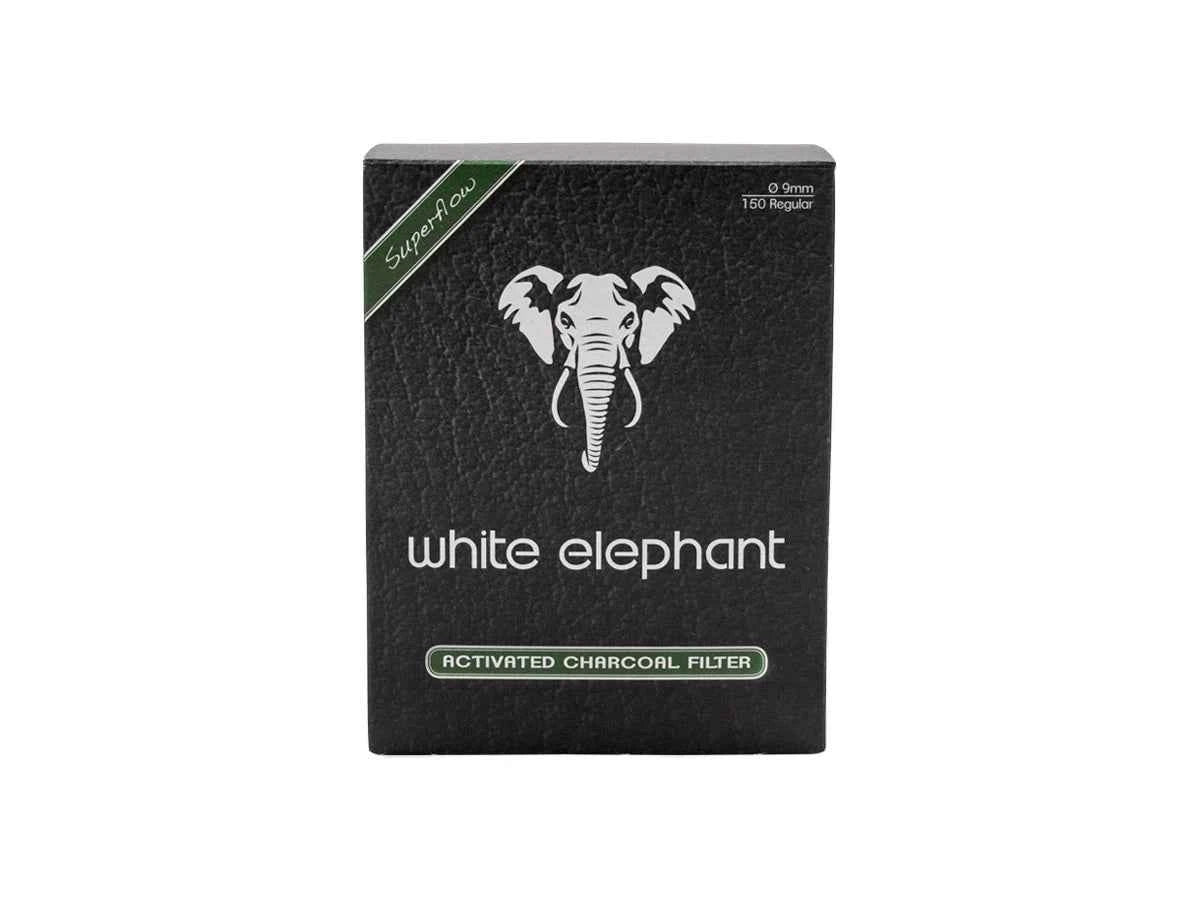 White Elephant FILTRO x PIPA CARBONE ATTIVO 9 mm 150 pz (20103)