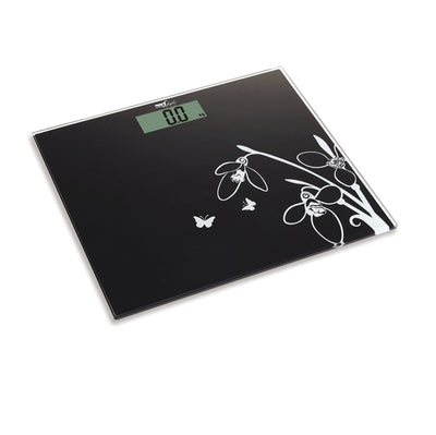 Bilancia elettronica Pesapersone - 26 x 30 x 1,7 cm - capacità massima 150 kg - nero - Melchioni family