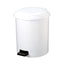 Pattumiera a pedale Ruf - PP - 20 L - diametro 31,5 cm - altezza 42 cm - bianco - Medial