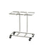 Carrello mobile Triflux - 83,3x36x90 cm - con ruote - 3 portasacco da 100 L ciascuno - acciaio - Medial