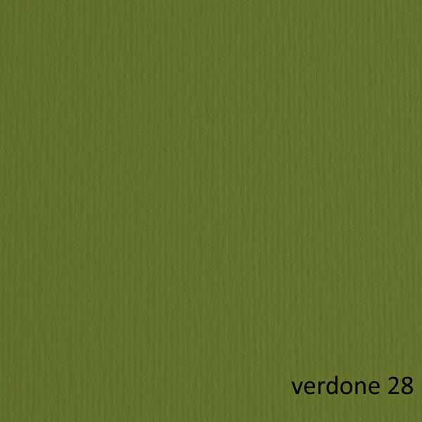 Cartoncino Elle Erre - 50 x 70 cm - 220 gr - verdone 28 - Fabriano - blister 20 fogli
