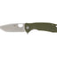 Honey Badger Tanto Medium FRN verde HB1333, lama 8Cr13MoV tanto punta robusta
