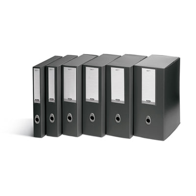 Scatola progetto Plus Vip - 34,5 x 24,5 cm - dorso 15 cm - grigio antracite - Fellowes