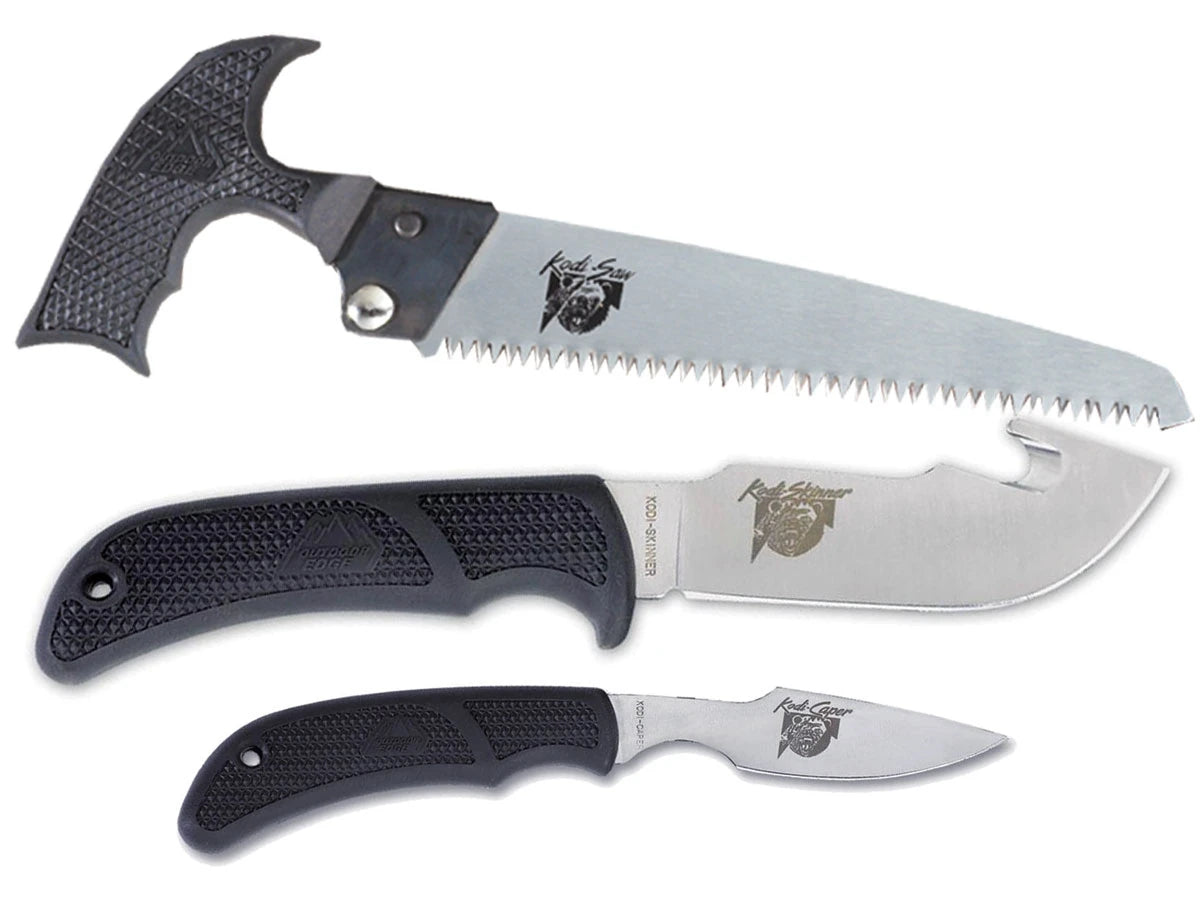 Outdoor Edge Kodi-Pak 3 pz sega 15,2 cm skinner 11 cm caper 6,4 cm AUS-8A Kraton 500 gr - vista principale