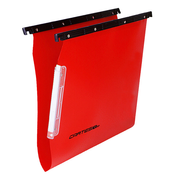 Cartella sospesa Cartesio PP - armadio - PPL - interasse 33 cm - fondo V - 32,6 x 28 cm - colori assortiti - Bertesi