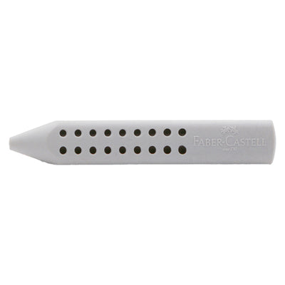 Gomma a forma di matita Grip 2001 - 90x15x15mm - grigia - Faber-Castell